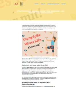 Zu sehen ist beispielshaft ein Blogbeitrag der IfA
